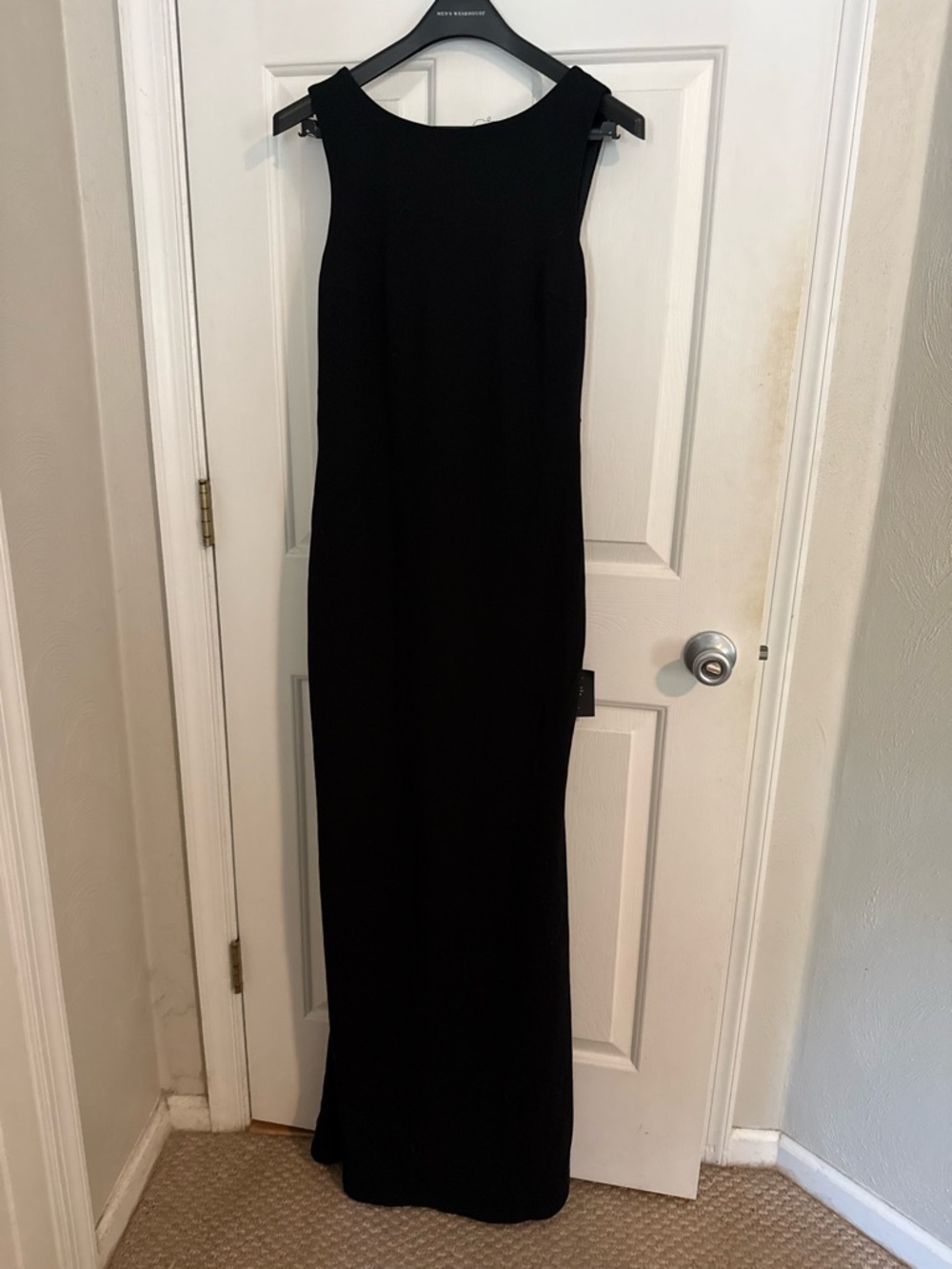 Lulu's Black Backless Sleeveless Maxi Dress